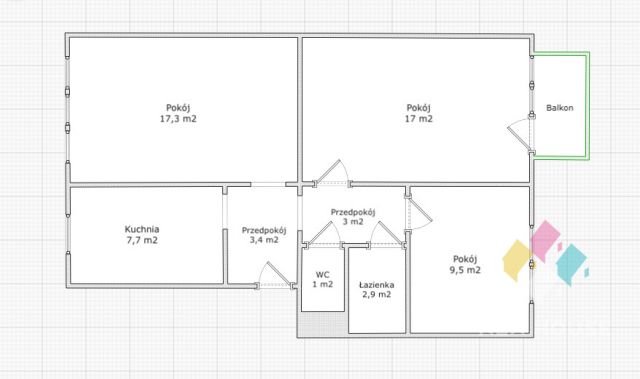 Mieszkanie 3-pokojowe Baranowo. Zdjęcie 23