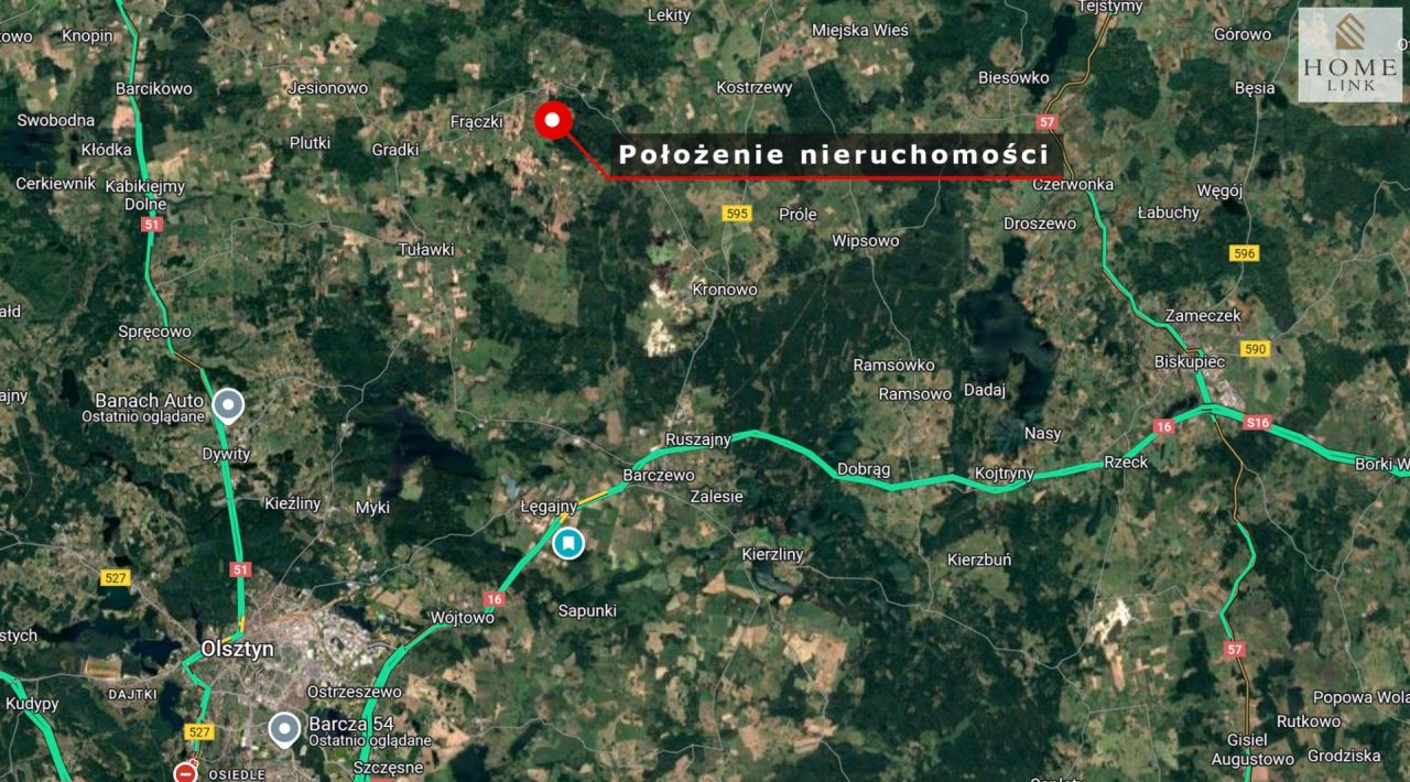 Działka budowlana Derc. Zdjęcie 3