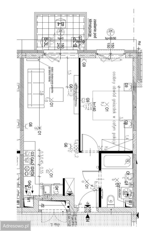 Mieszkanie 2-pokojowe Warszawa Białołęka, ul. Ostródzka. Zdjęcie 6