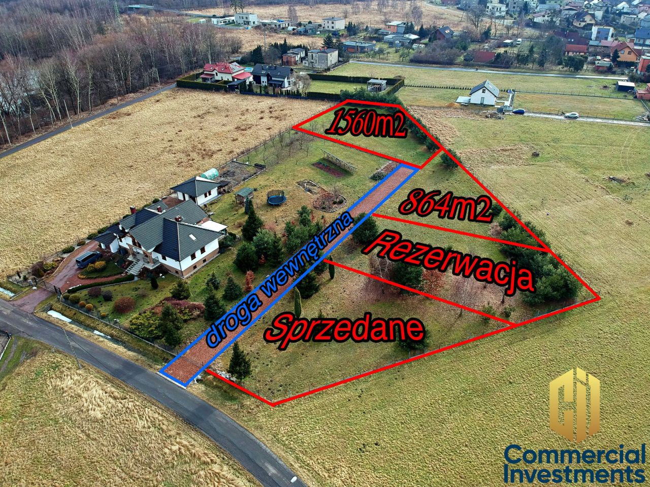 Działka budowlana Rybnik Kamień pod Rzędówką, ul. Sąsiedzka. Zdjęcie 2