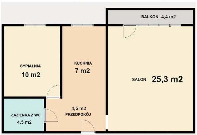 Mieszkanie 2-pokojowe Sosnowiec Centrum, ul. Jagiellońska 11. Zdjęcie 1