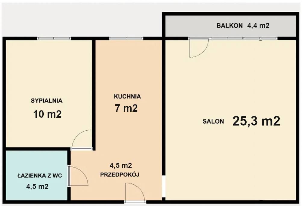 Mieszkanie 2-pokojowe Sosnowiec Centrum, ul. Jagiellońska 11. Zdjęcie 1