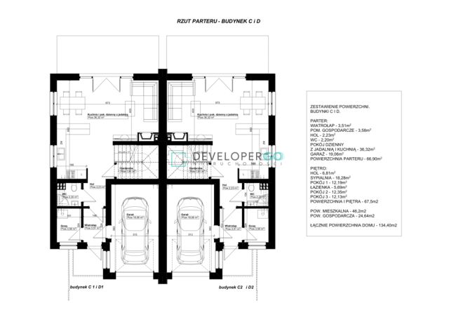 bliźniak, 5 pokoi Wasilków. Zdjęcie 14