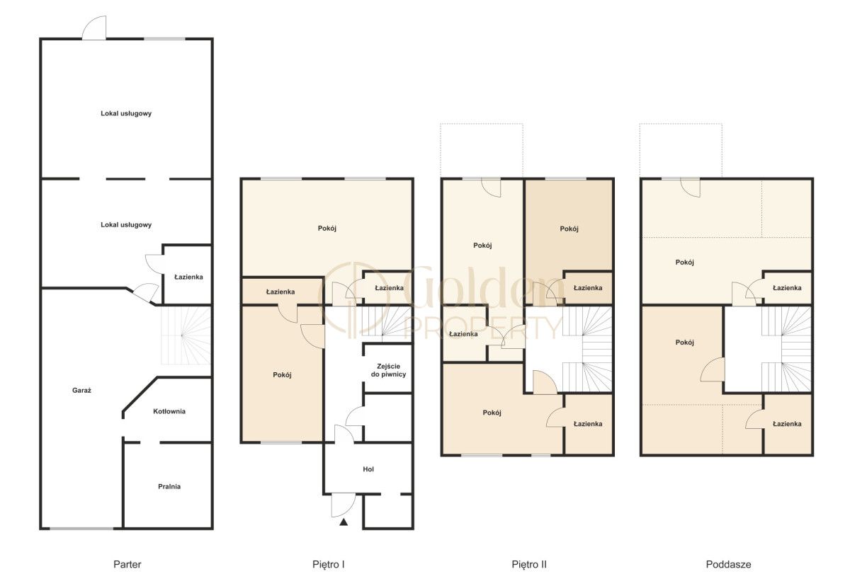 dom szeregowy, 8 pokoi Gdynia Wielki Kack, ul. Gryfa Pomorskiego. Zdjęcie 12