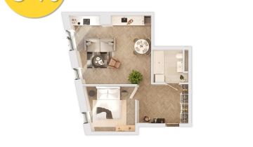 Mieszkanie 3-pokojowe Brzeg