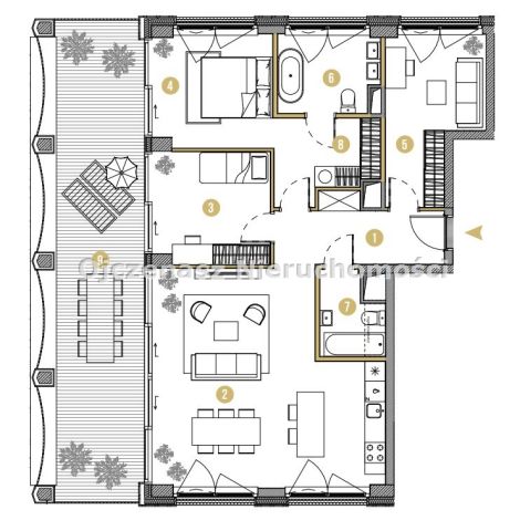 Mieszkanie 4-pokojowe Bydgoszcz Śródmieście. Zdjęcie 23