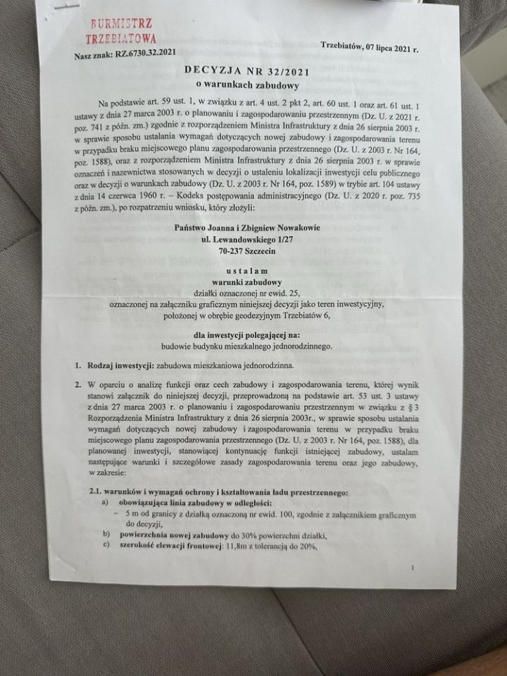 Działka budowlana Trzebiatów, ul. Środkowa. Zdjęcie 4