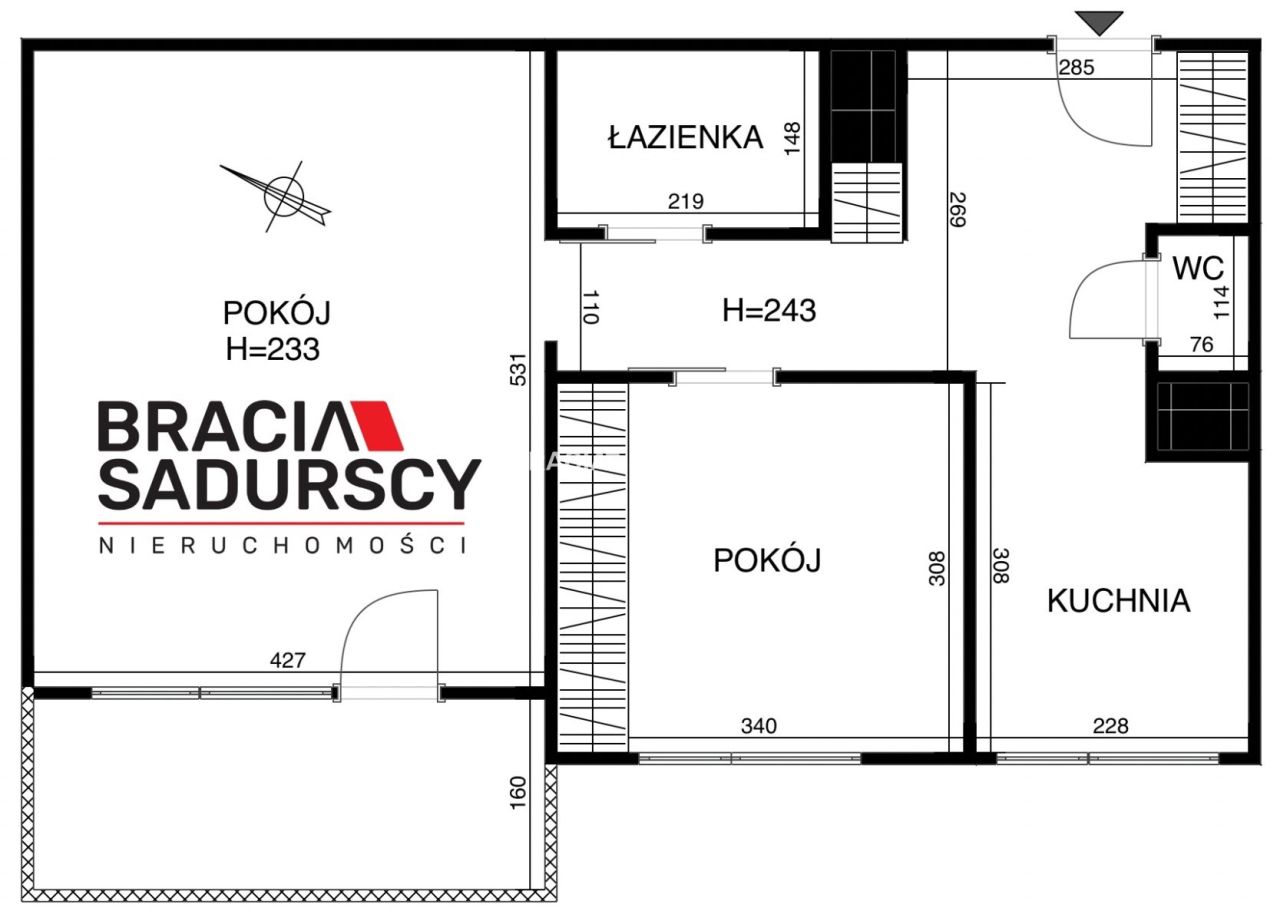 Mieszkanie 2-pokojowe Kraków Mistrzejowice, os. Mistrzejowice. Zdjęcie 25