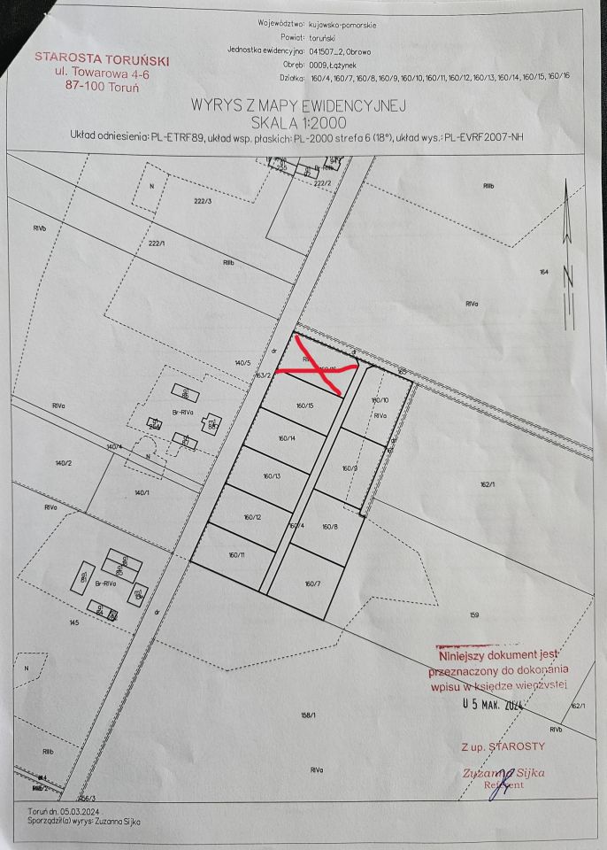 Działka budowlana Łążynek. Zdjęcie 9