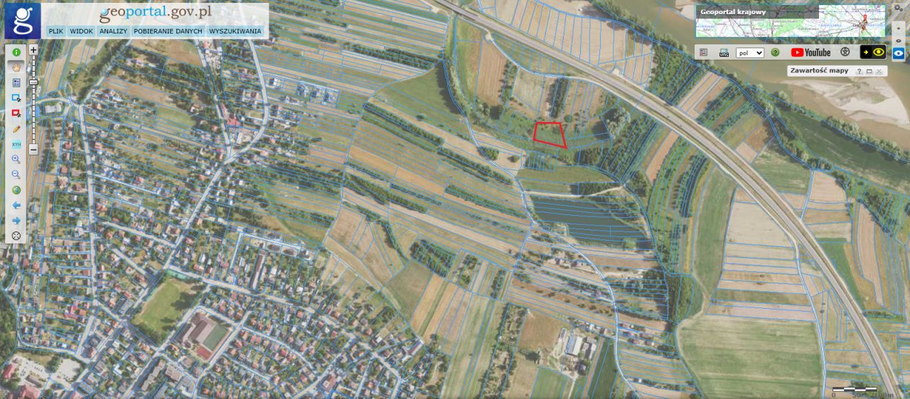 Działka rolna Nisko Podsanie, ul. Gruntowa