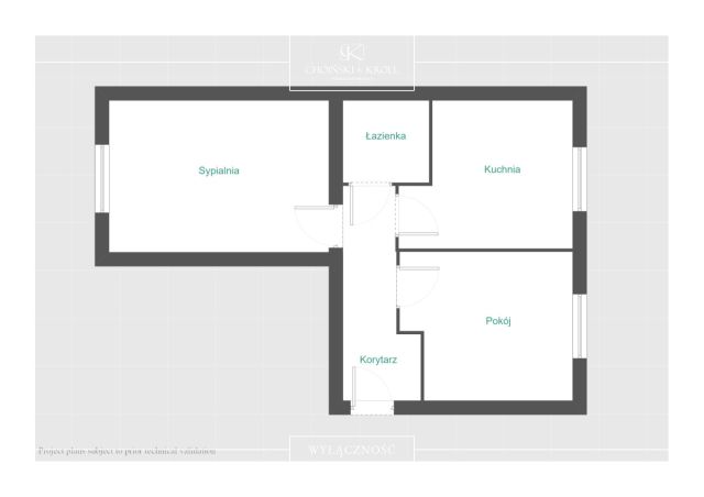 Mieszkanie 2-pokojowe Poznań Wilda, ul. Antoniego Kosińskiego. Zdjęcie 14