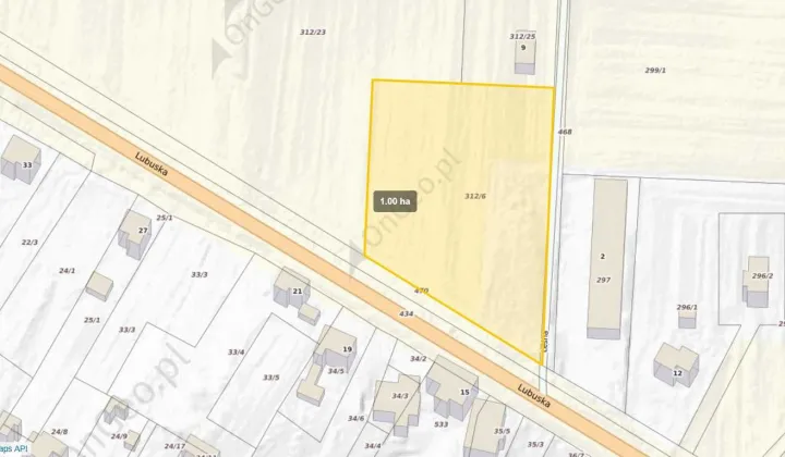 Działka inwestycyjna Marcinowice