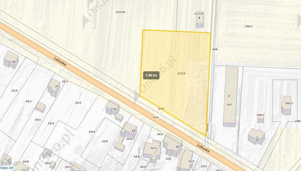 Działka inwestycyjna Marcinowice