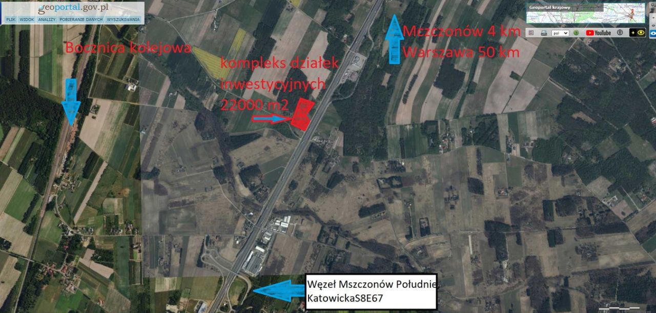 Działka inwestycyjna Gurba, ul. Główna. Zdjęcie 4