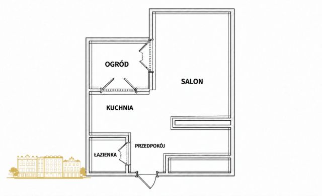 Mieszkanie 1-pokojowe Kraków Czyżyny, al. Pokoju. Zdjęcie 10
