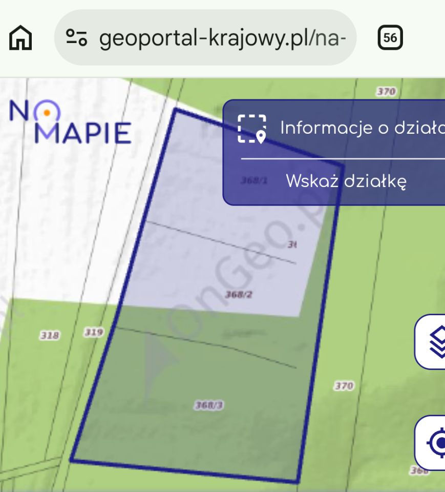 Działka budowlana Fidest. Zdjęcie 1