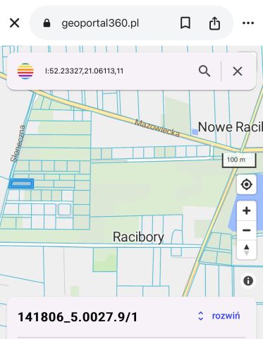 Działka budowlana Racibory, ul. Słoneczna. Zdjęcie 1