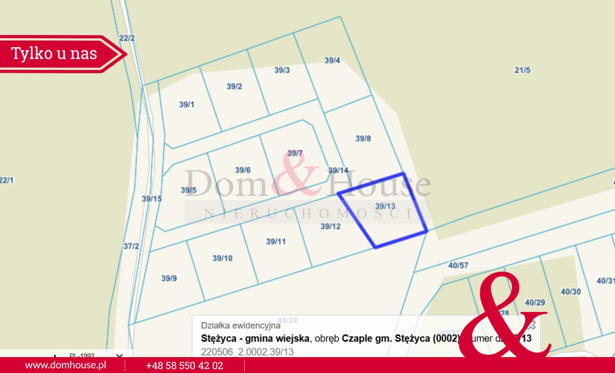 Działka budowlana Stare Czaple. Zdjęcie 16