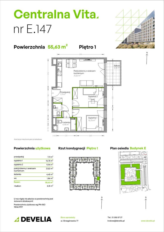 Mieszkanie 3-pokojowe Kraków Czyżyny, ul. Romana Ciesielskiego. Zdjęcie 14