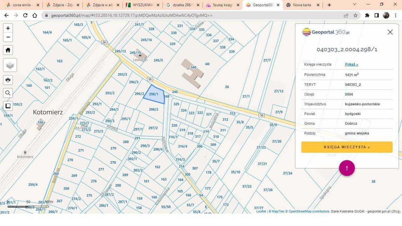 Działka budowlana Kotomierz. Zdjęcie 2
