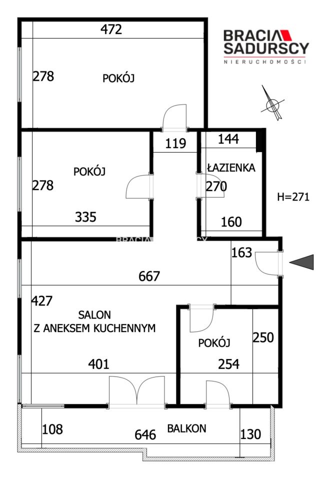 Mieszkanie 4-pokojowe Kraków Bronowice Małe, ul. Stańczyka. Zdjęcie 36