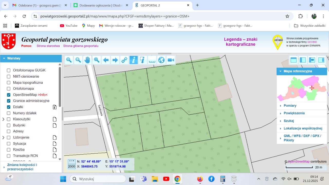 Działka budowlana Wawrów, ul. Sadowa