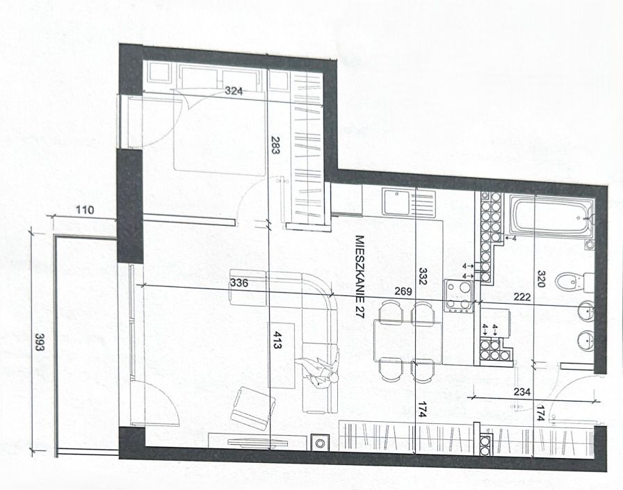 Mieszkanie 2-pokojowe Czarnochowice. Zdjęcie 17