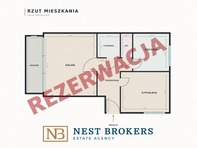 Mieszkanie 2-pokojowe Kraków Bieżanów, ul. Barbary. Zdjęcie 1