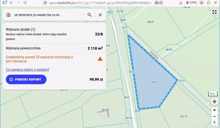 Działka budowlana Grudziądz