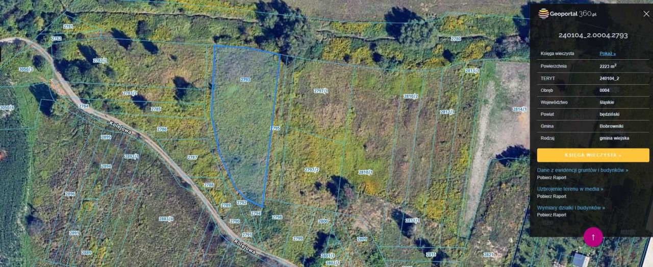 Działka rolno-budowlana Rogoźnik, ul. Kolejowa. Zdjęcie 2