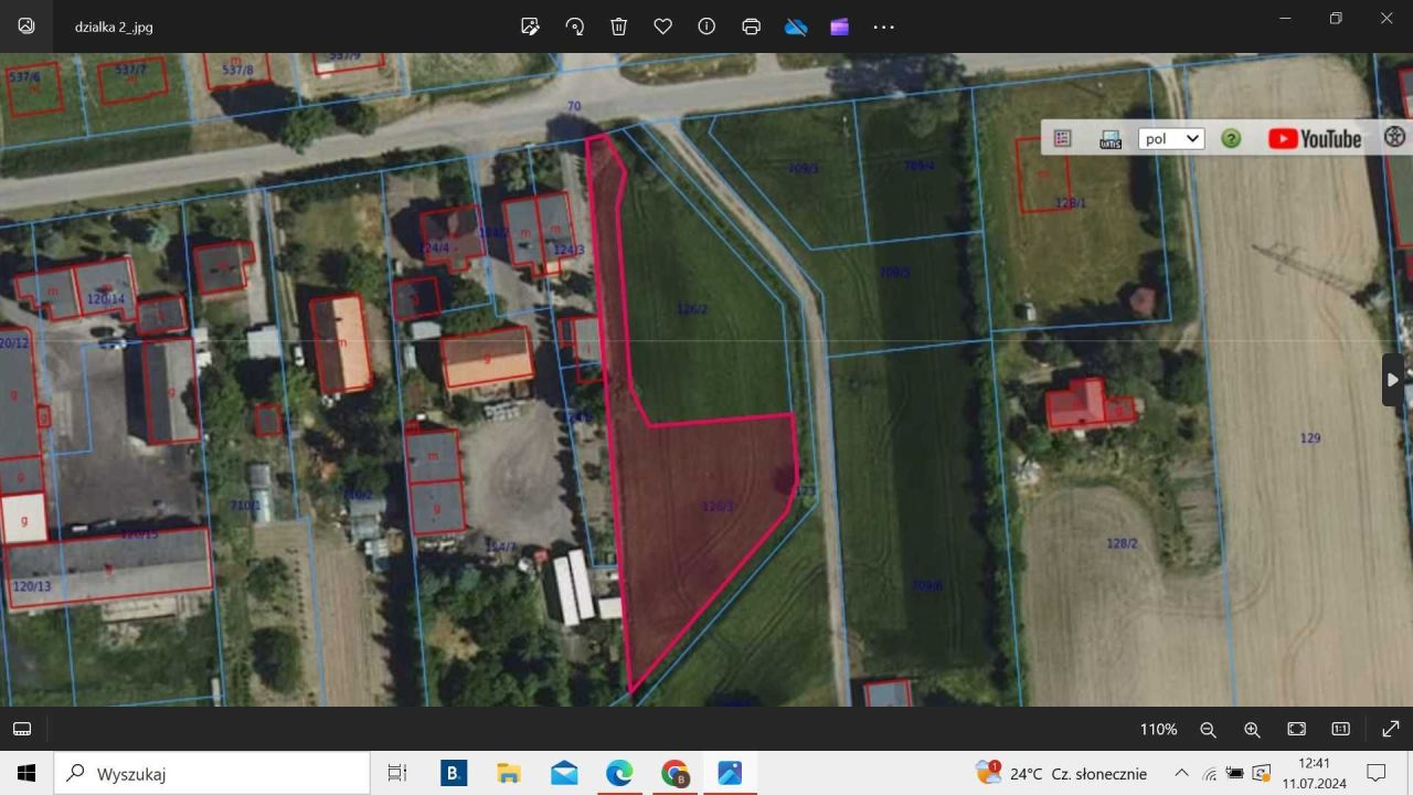 Działka budowlana Sadki, ul. Bohaterów. Zdjęcie 2