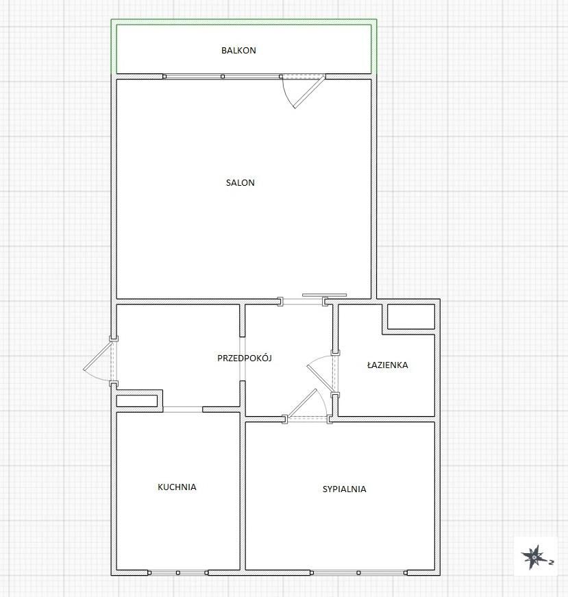 Mieszkanie 2-pokojowe Łódź Górna, ul. Smocza