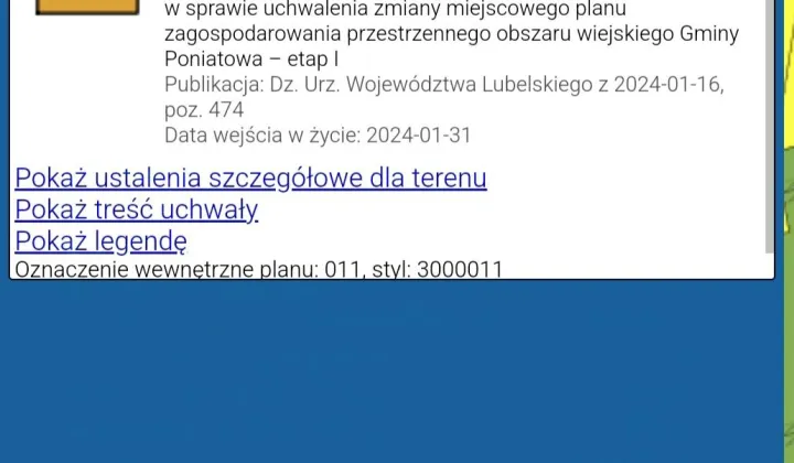 Działka budowlana Kraczewice Rządowe