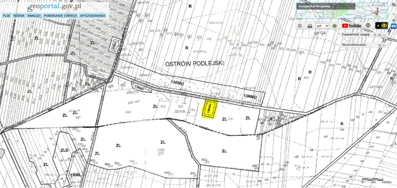 Działka budowlana Drochlin Ostrów Podlejski. Zdjęcie 15