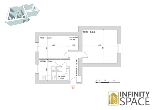 Mieszkanie 2-pokojowe Warszawa Śródmieście. Zdjęcie 9