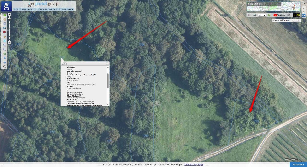 Działka rolna Bochotnica. Zdjęcie 3