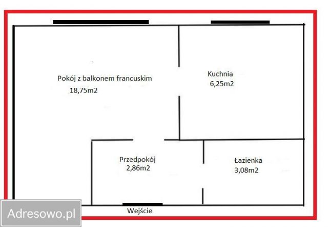 Mieszkanie 1-pokojowe Łódź Retkinia, ul. Józefa Babickiego. Zdjęcie 1