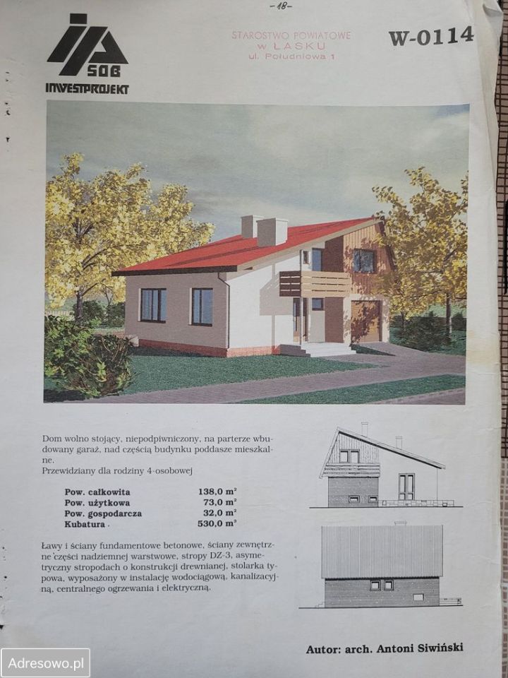 Działka budowlana Siemiechów. Zdjęcie 2