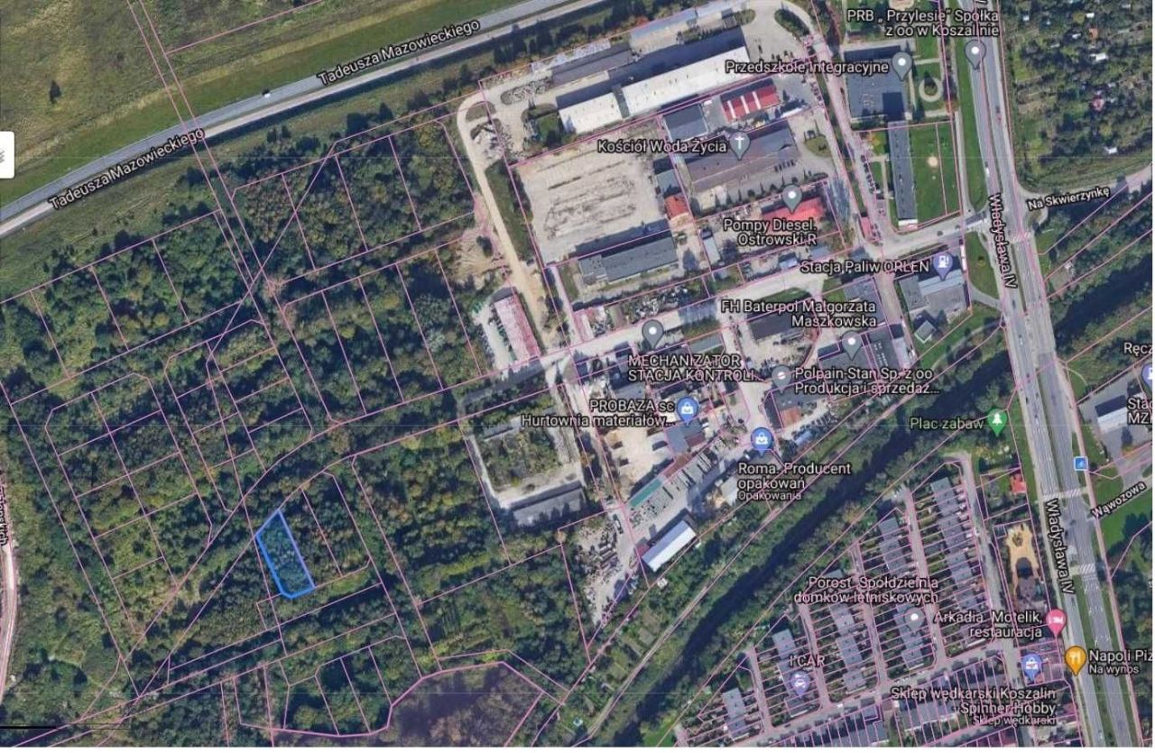 Działka budowlana Koszalin, ul. Władysława IV. Zdjęcie 4