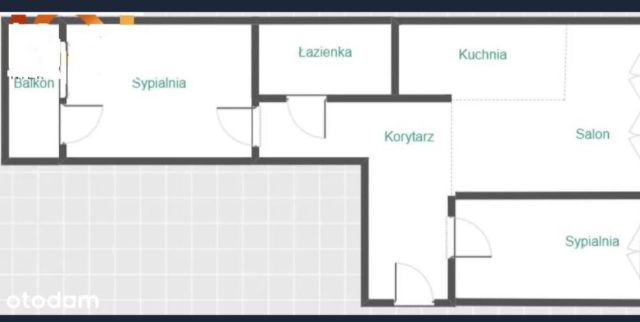 Mieszkanie 3-pokojowe Łódź Chojny, ul. Juliana Ursyna Niemcewicza. Zdjęcie 20