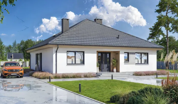 dom wolnostojący, 4 pokoje Wiązów
