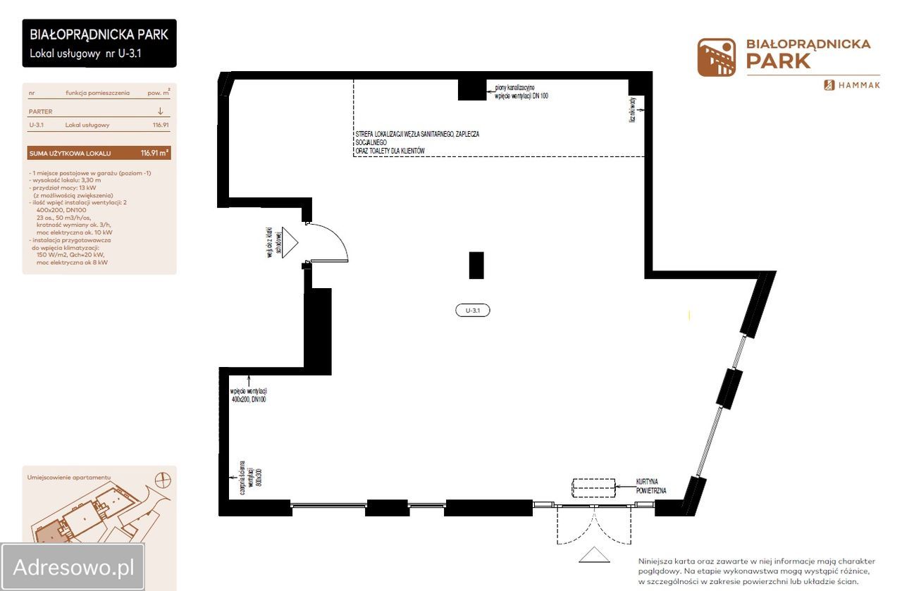Lokal Kraków Prądnik Biały, ul. Białoprądnicka. Zdjęcie 7