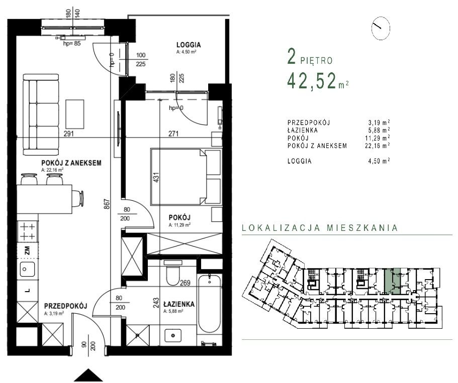 Mieszkanie 2-pokojowe Lublin, ul. Roztocze. Zdjęcie 11