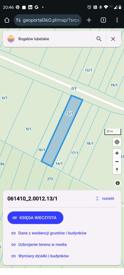 Działka budowlana Rogalów. Zdjęcie 2