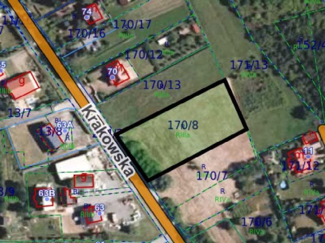 Działka budowlana Brzozówka, ul. Krakowska. Zdjęcie 1