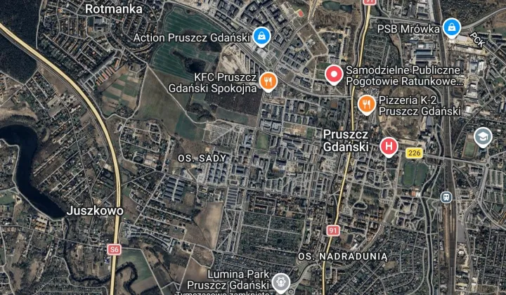 Mieszkanie 2-pokojowe Pruszcz Gdański, ul. Cyprysowa