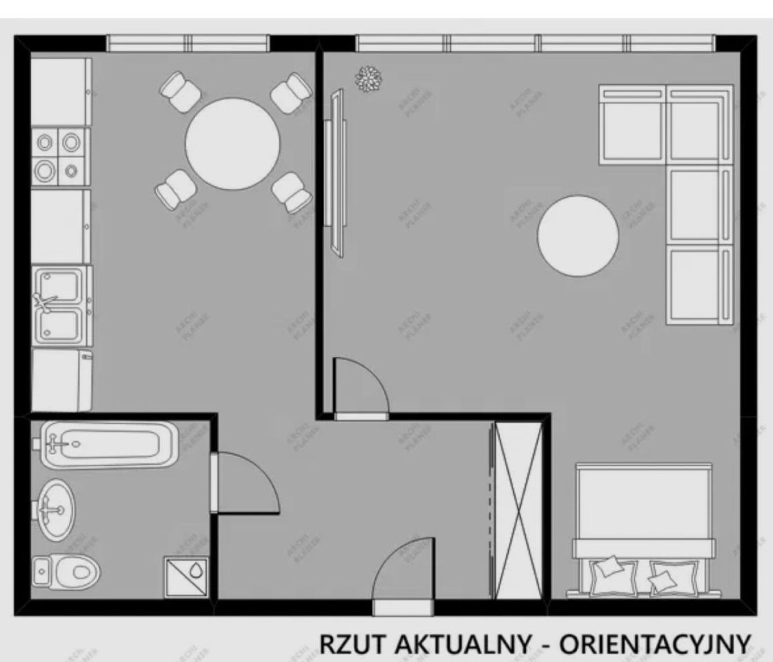 Mieszkanie 2-pokojowe Wrocław Stare Miasto, ul. Podwale. Zdjęcie 5