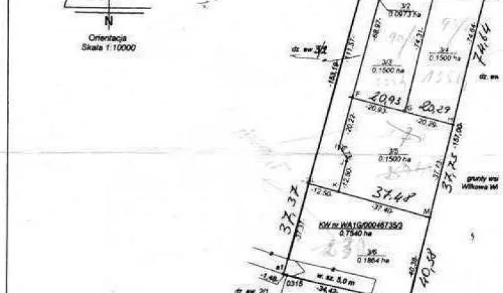 Działka budowlana Wilkowa Wieś, ul. Brzezinki