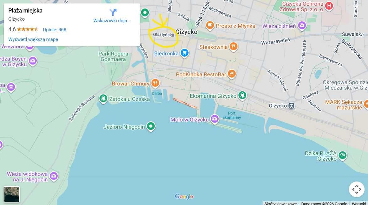 Mieszkanie 3-pokojowe Giżycko. Zdjęcie 5