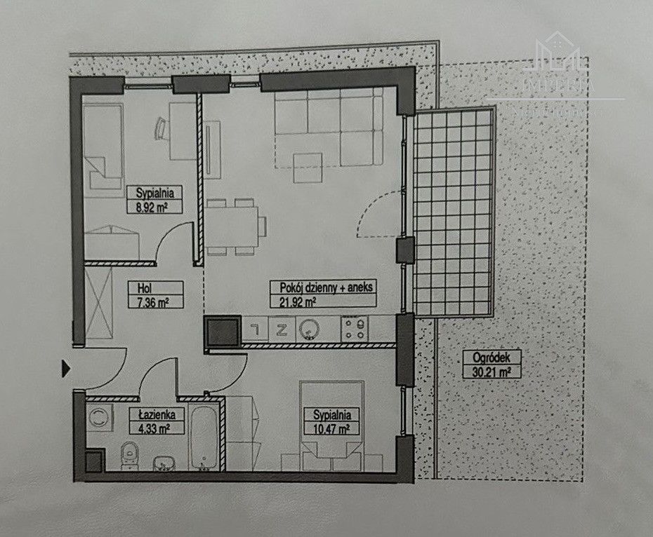 Mieszkanie 3-pokojowe Gdańsk Łostowice, ul. Wielkopolska. Zdjęcie 18